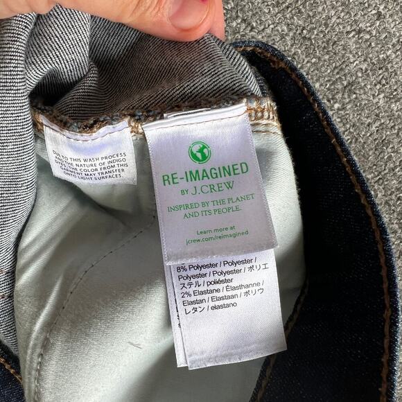 J Crew Demi Bootcut crop raw hem jeans size 30 - Picture 11 of 13